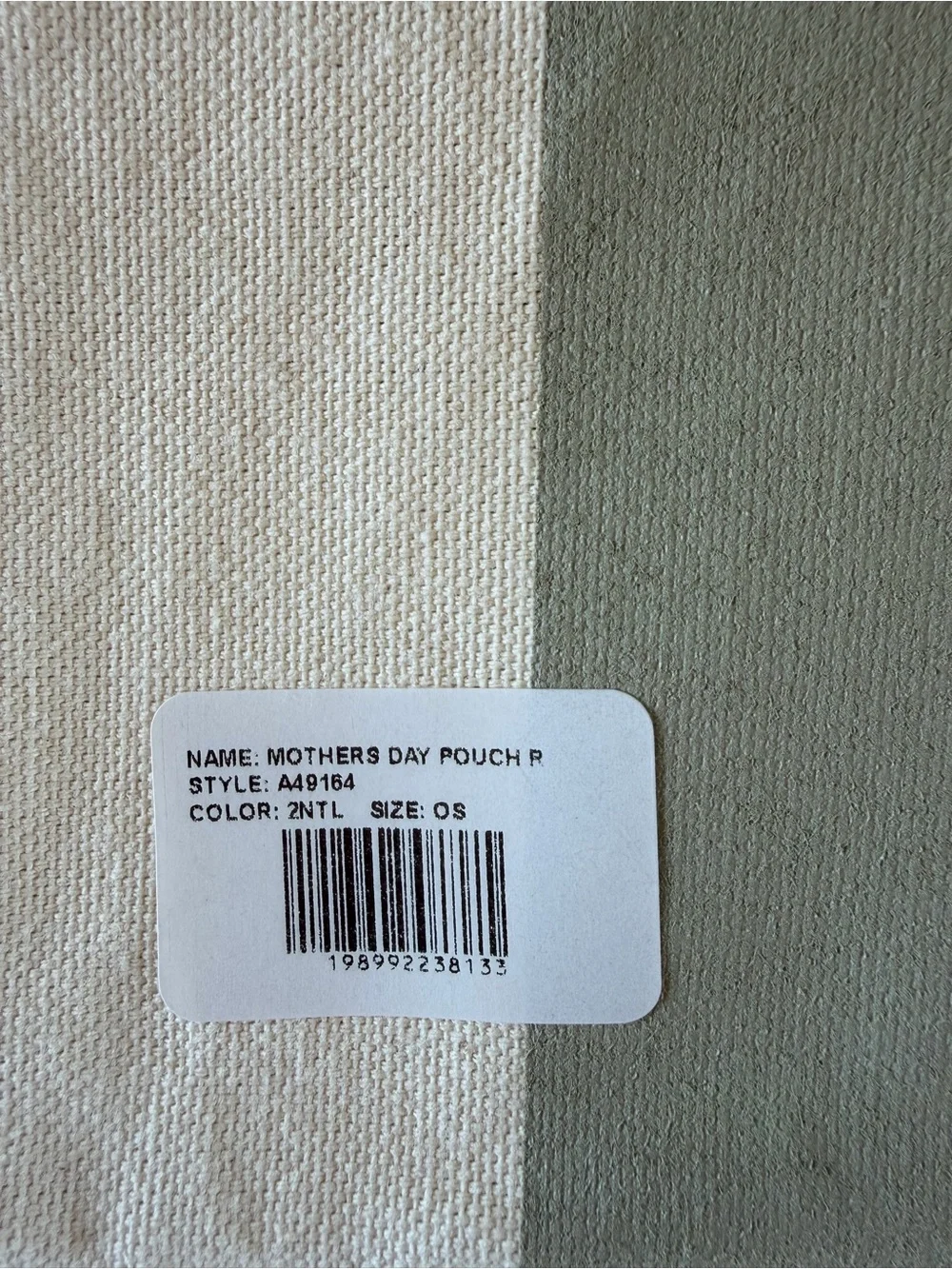 Travis Mathew Beach Club Zippered Canvas Pouch